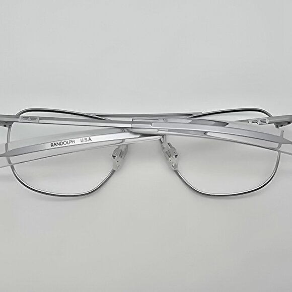 *SOLD* Randolph Engineering Aviator AF Bayonet Matte Chrome Sunglasses Frame - Picture 10 of 13